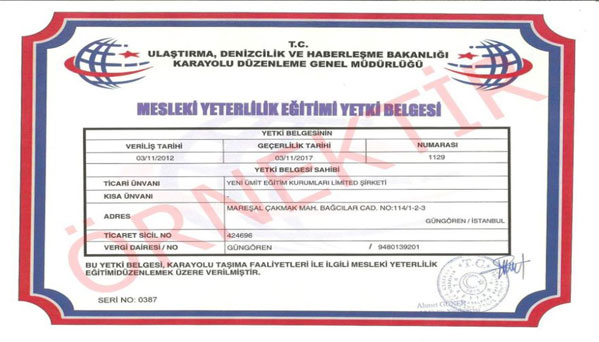 YETKİ BELGELERİMİZ 5