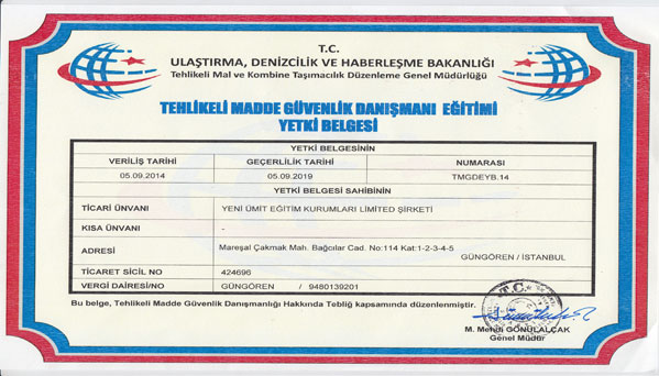 YETKİ BELGELERİMİZ 4